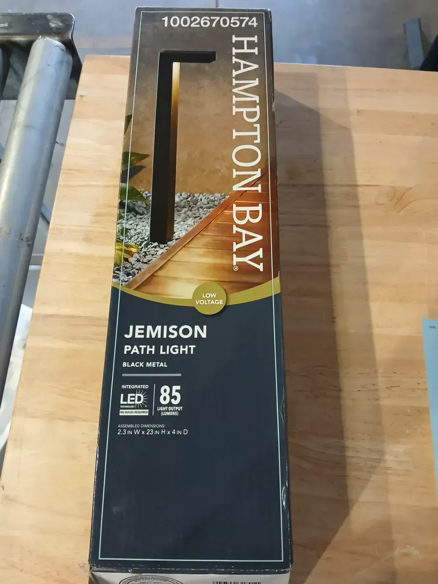 Jemison 85 Lumen Low Voltage Black Integrated LED Outdoor Landscape Path Light - image 4