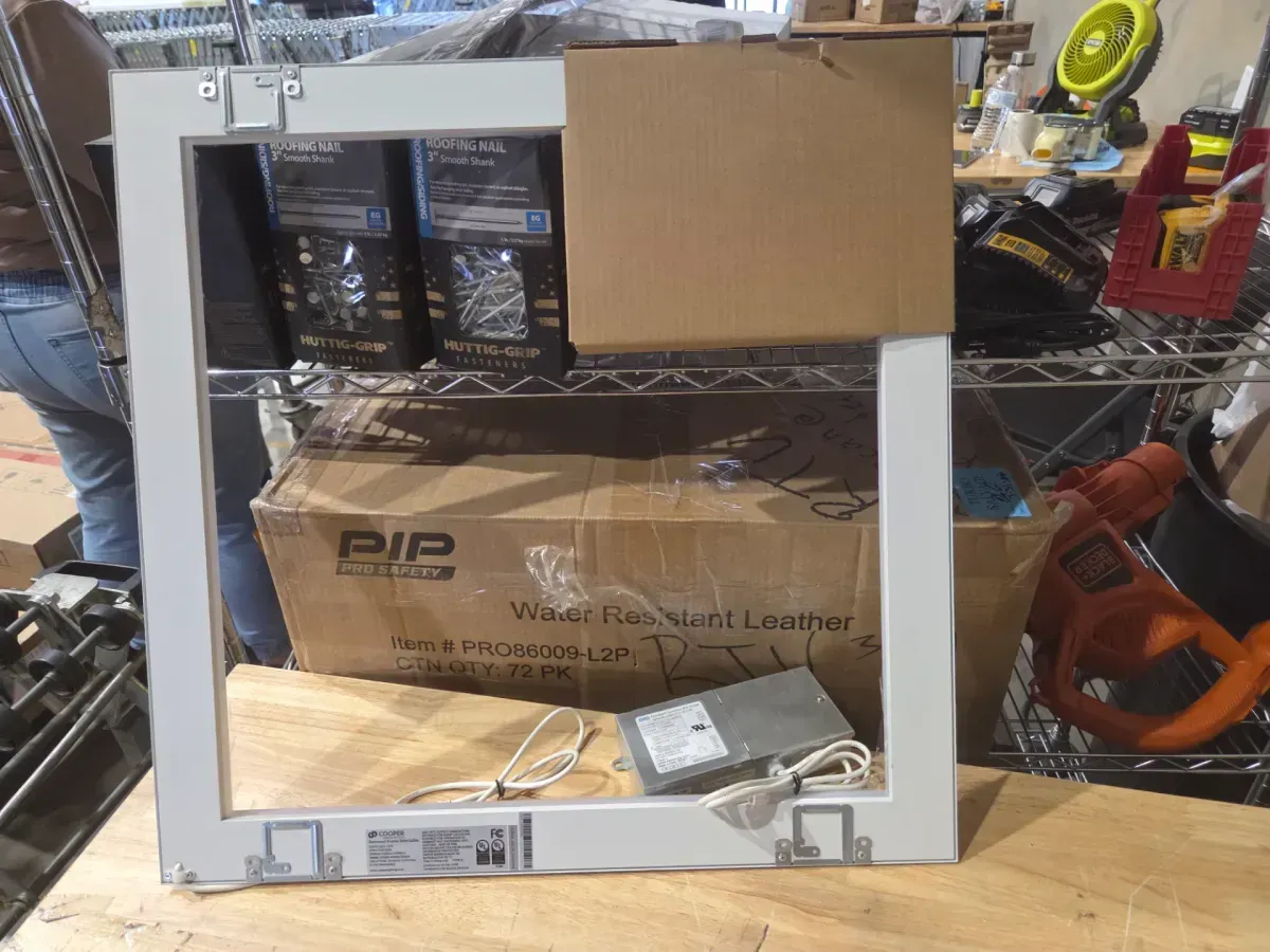 2 x 2 ft. Selectable 4500/3200/2000 Lumens, Integrated LED, Surround Architectural Slim Frame Panel, 4-Selectable CCT - image 4