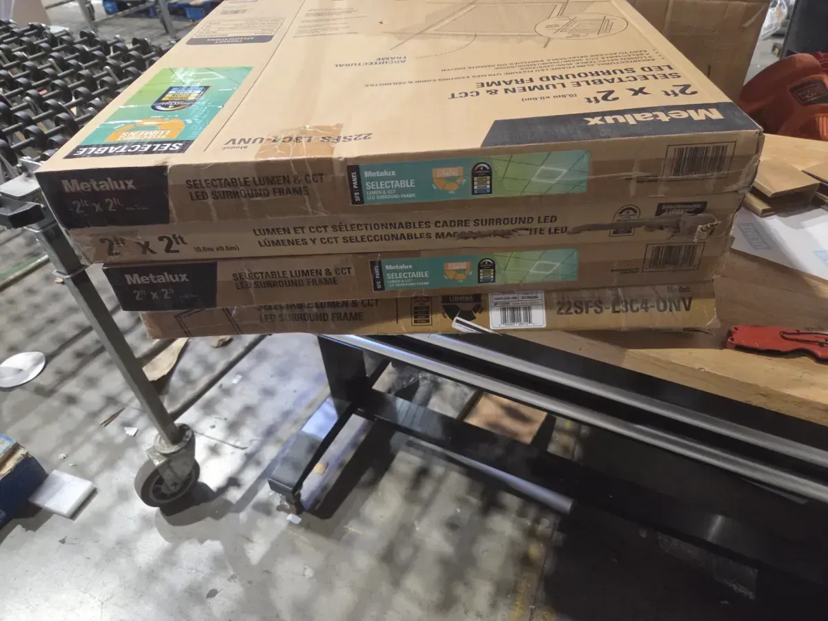 2 x 2 ft. Selectable 4500/3200/2000 Lumens, Integrated LED, Surround Architectural Slim Frame Panel, 4-Selectable CCT - image 5