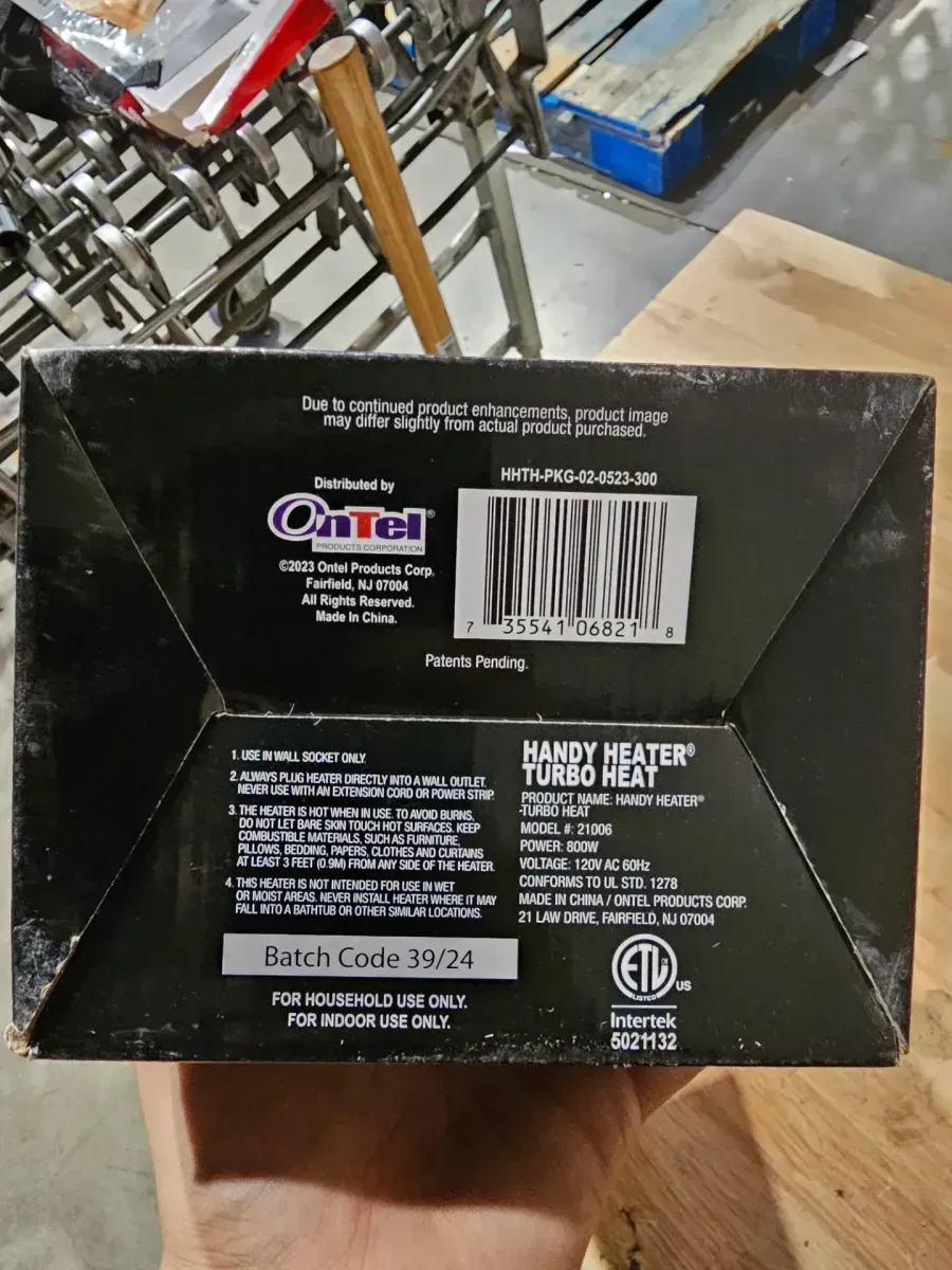 2714 BTU Fan Heater Electric Personal Space Heater Furnace - image 5