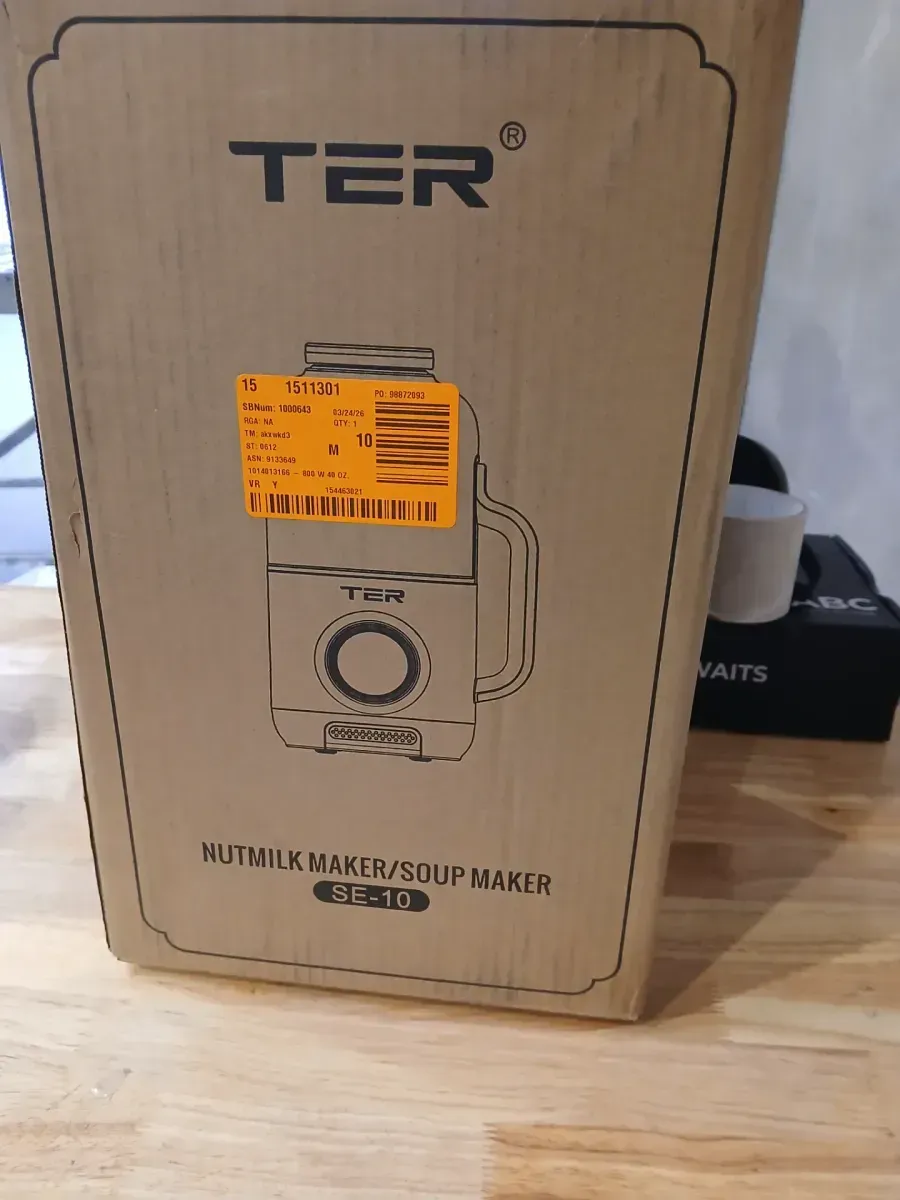 800 W 40 oz. Stainless Steel Black Soy Milk Makers with Adjustable Speed Control Keep Warm Setting Self Cleaning - image 5