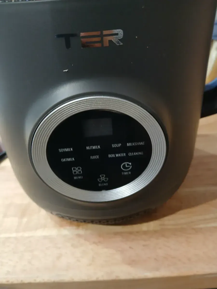 800 W 40 oz. Stainless Steel Black Soy Milk Makers with Adjustable Speed Control Keep Warm Setting Self Cleaning - image 7