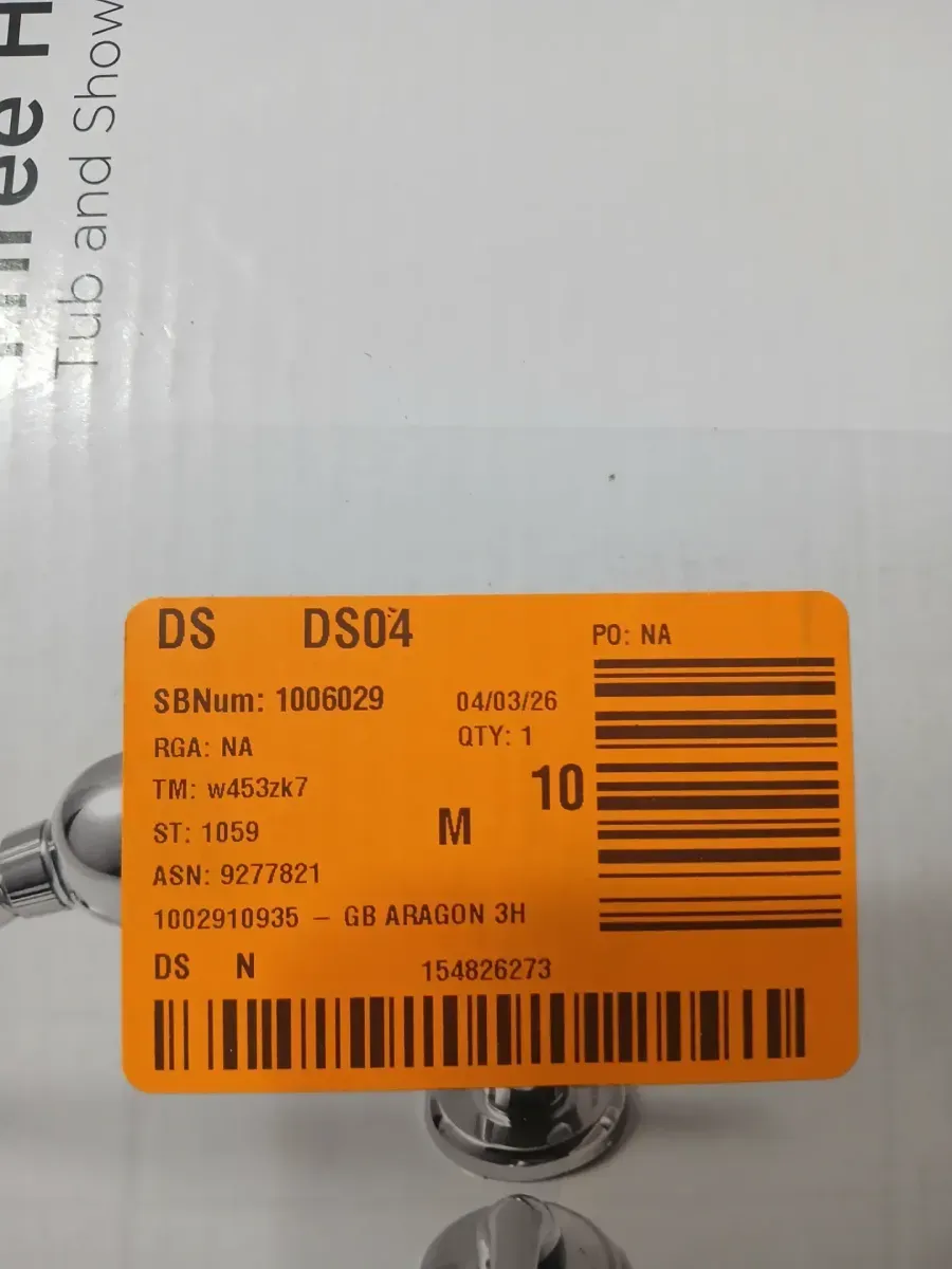 Aragon 3 Handle 1-Spray Tub and Shower Faucet 1.8 GPM in Chrome (Valve Included) - image 3