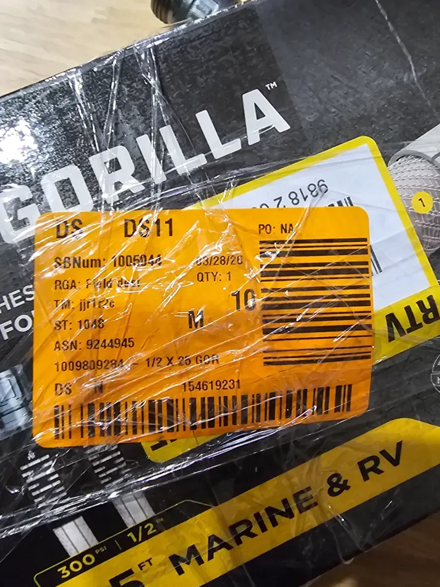 1/2 in. x 25 ft. Marine and RV Hose (100 ft. Herringbone Hose Pot, 1/2 in. x 25 ft. Marine/RV Hose, and 8-Pattern Adjustable Nozzle Combo) - image 5