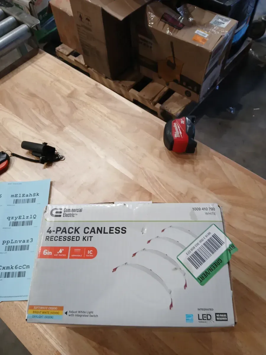 Pro Value Series LED 6 in Round Adj Color Temp Canless Recessed Light for Kitchen Bath Living rooms, Wht 4-Pk - image 3