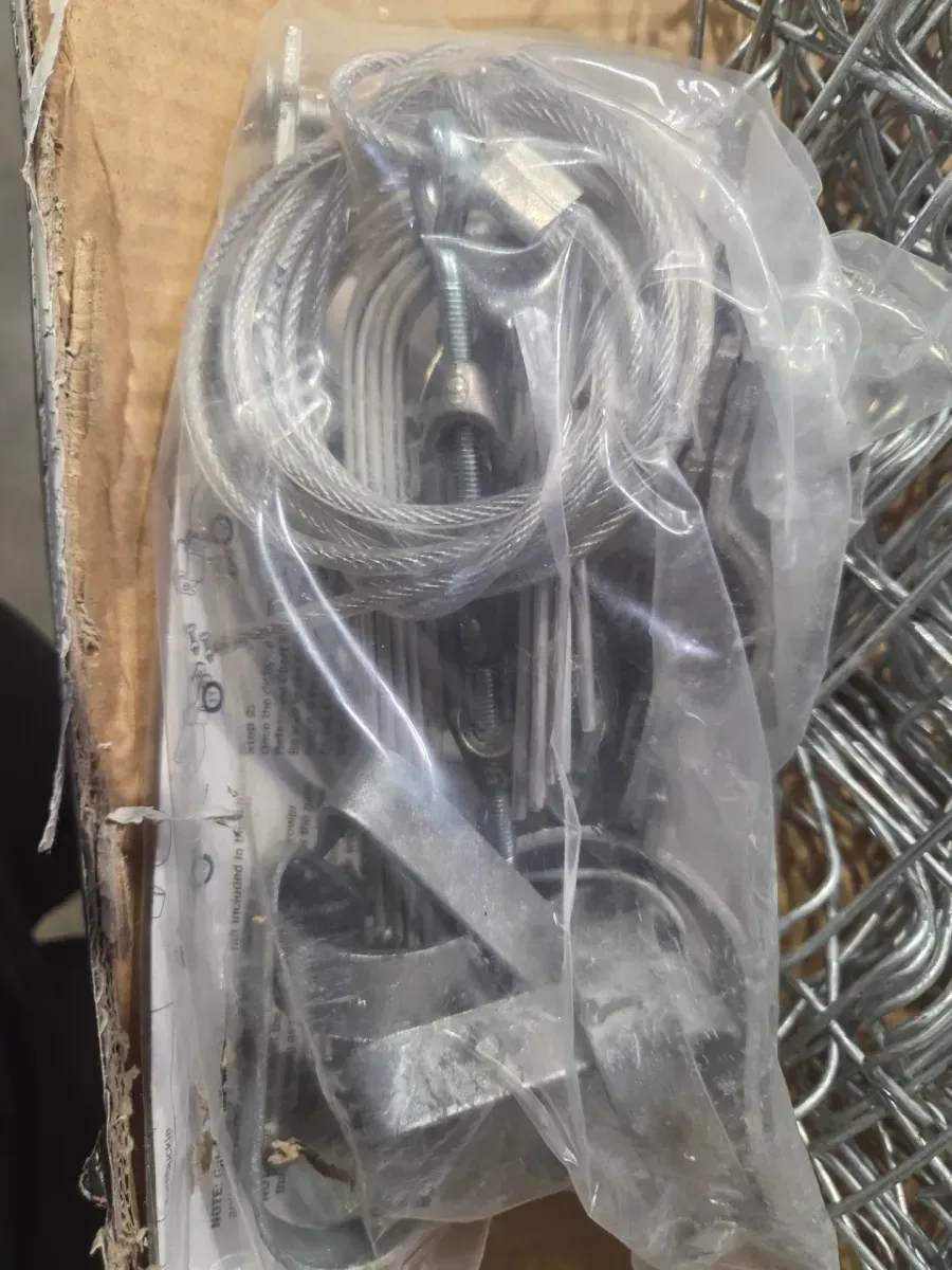 6 ft. W. x 5 ft. H Galvanized Steel Chain Link Fence Expandable Gate Kit Actual Gate Width: 26 in. to 68 in. - image 4