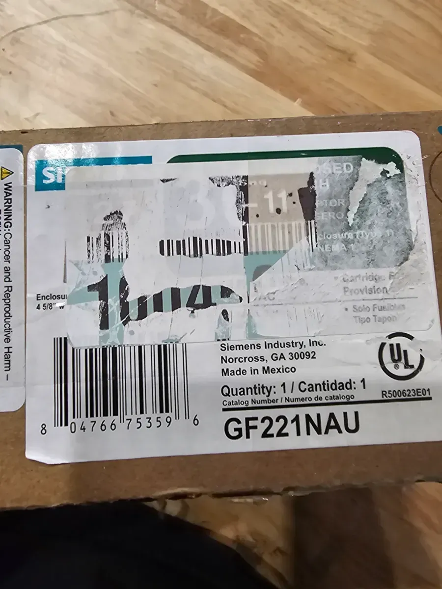 General Duty 30 Amp 2-Pole 3-Wire 240-Volt Fusible Indoor Safety Switch RBPU - image 5