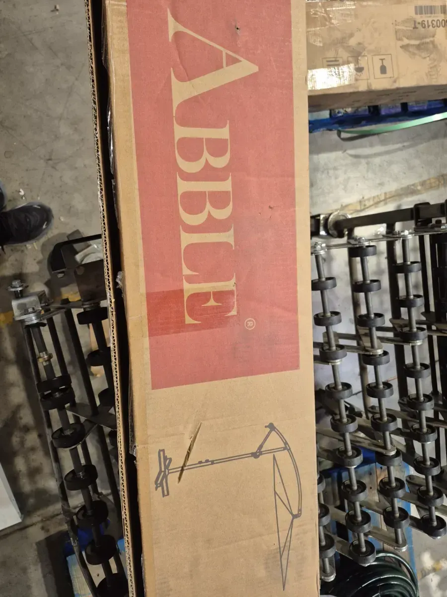 ABBLE Offset Cantilever Patio Umbrella with Base, Beige - image 2