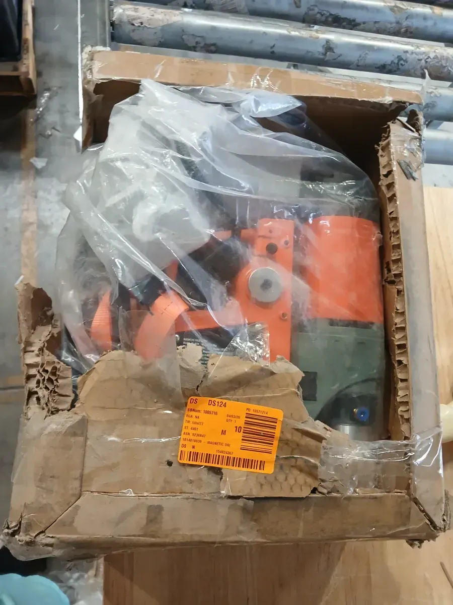 Magnetic Drill, 1450W Motor 1.6 in. Boring Diameter, 2810 lbf. Portable Electric Mag Drill Press, with 11 Coring Bits - image 4