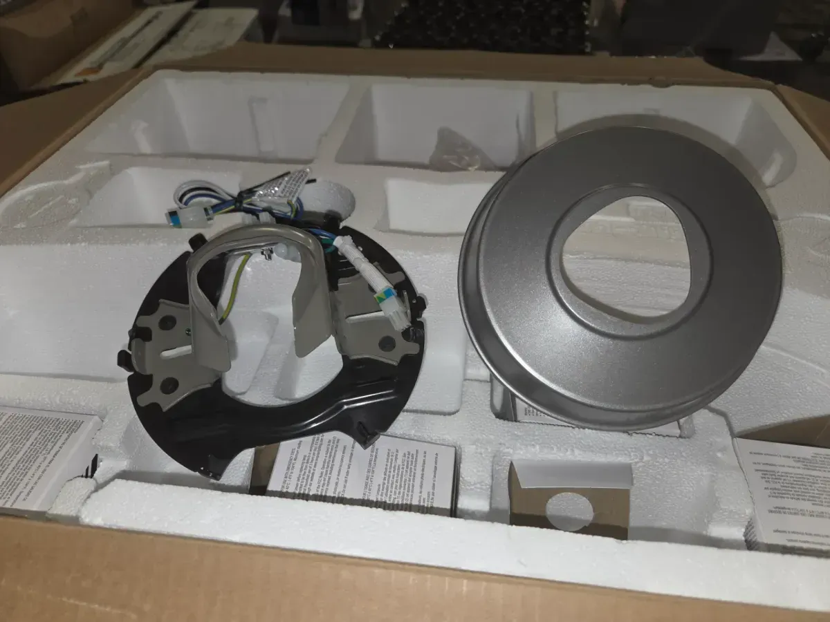 Channing 52 in. Hunter Express Indoor Matte Silver Ceiling Fan with Light Kit Included - image 4