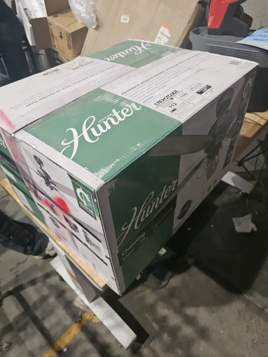 Channing 52 in. Hunter Express Indoor Matte Silver Ceiling Fan with Light Kit Included - image 4