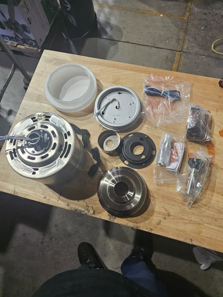 Madison 52 in. Indoor Brushed Nickel Ceiling Fan with Adjustable White Integrated LED with Remote Included - image 2