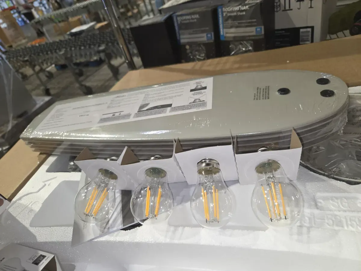 Channing 52 in. Hunter Express Indoor Matte Silver Ceiling Fan with Light Kit Included - image 2