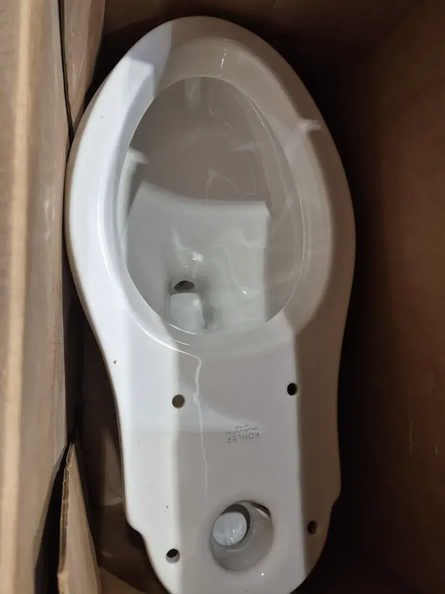 Gleam 12 in. Rough In 2-Piece 1.28 GFP Single Flush Elongated Chair Height Toilet in White with Soft Close Seat - image 2