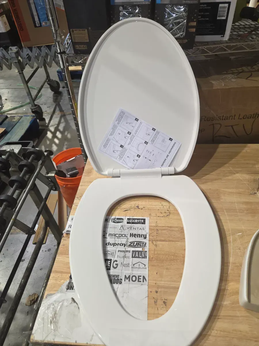 12 in. Rough In 2-Piece 1.1 GPF/1.6 GPF Dual Flush Elongated Toilet in White, Seat Included - image 5