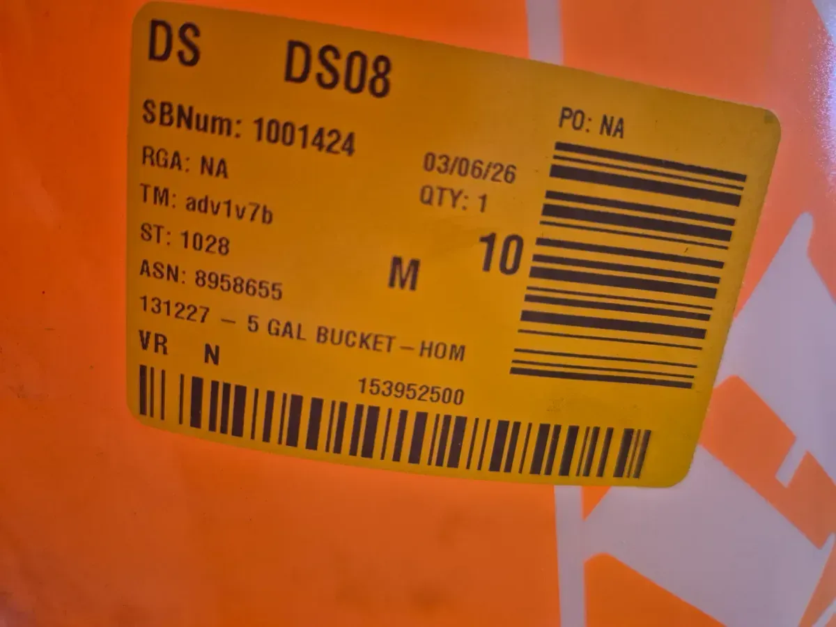 5 Gallon Orange Bucket and Cedar Rectangle Elevated Garden Bed (43 in. x 28 in. x 20 in.) Combo - image 2