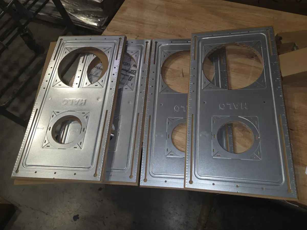 6 in. Selectable CCT Regressed Canless Integrated LED Downlight with New Construction Smashplate (4-Pack) - image 2