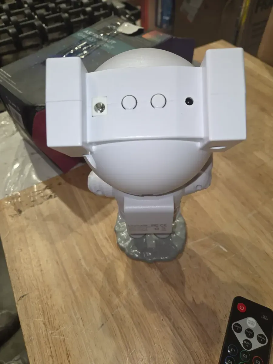 Unbranded 9.25 in. Sound React Multi-Color Integrated T10 1W LED Astronaut Galaxy Night Light - image 3