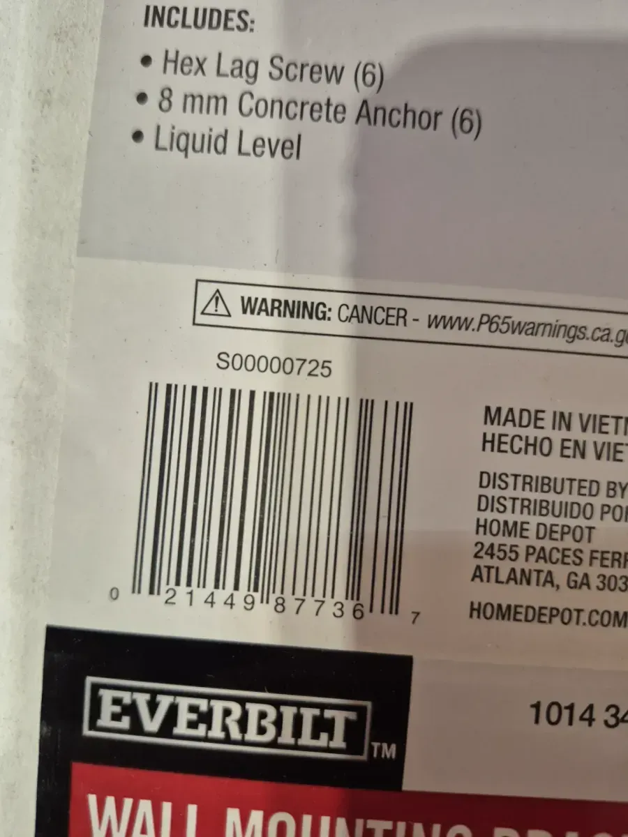 Mini Split Wall Mounting Bracket, 300 lbs. - image 4