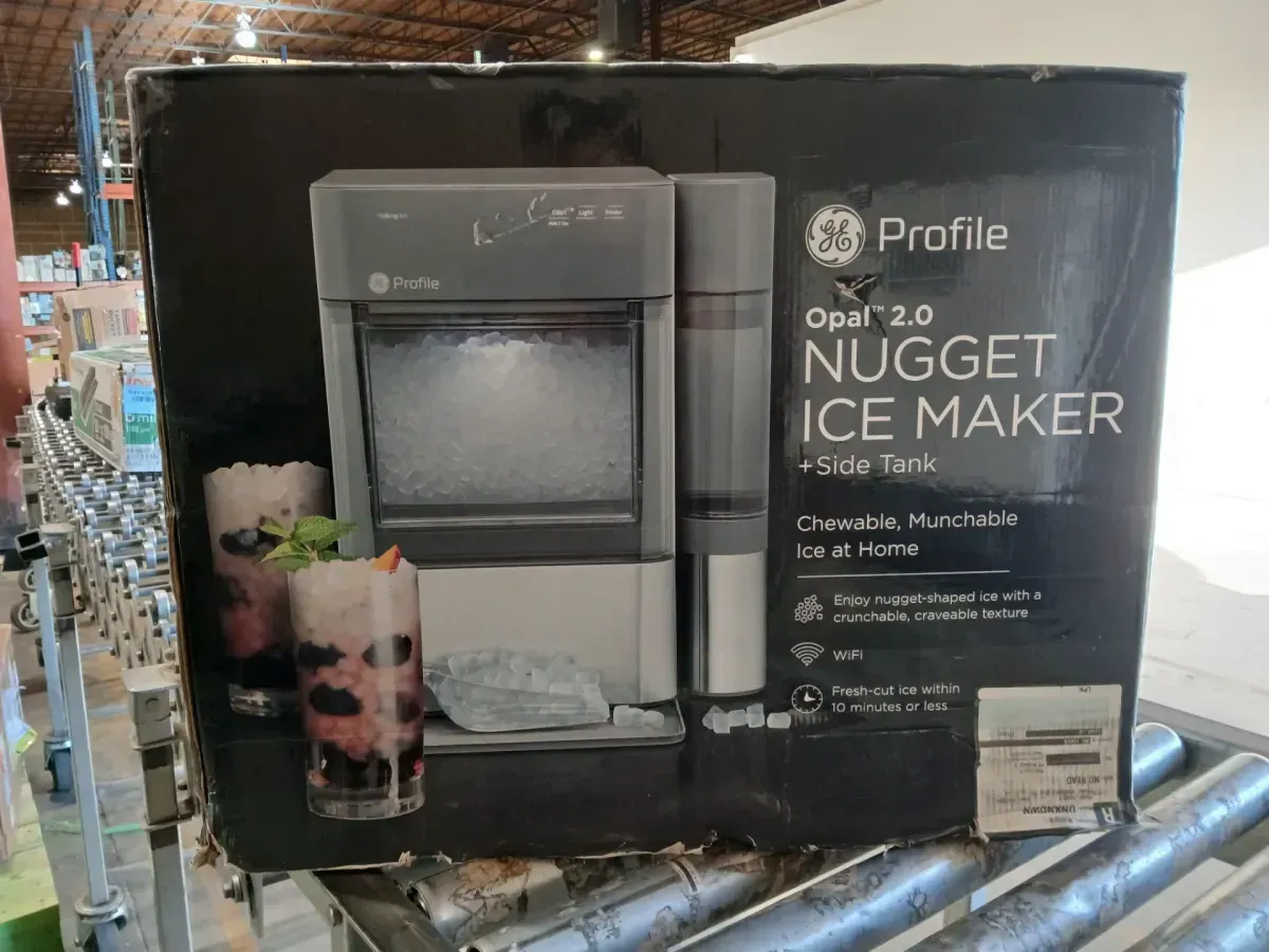 Profile Opal 38lbs. 13.5in. Daily Nugget Portable Ice Maker w/ Wi-Fi and Auto Ice Level Control - Stainless Steel Finish - image 3