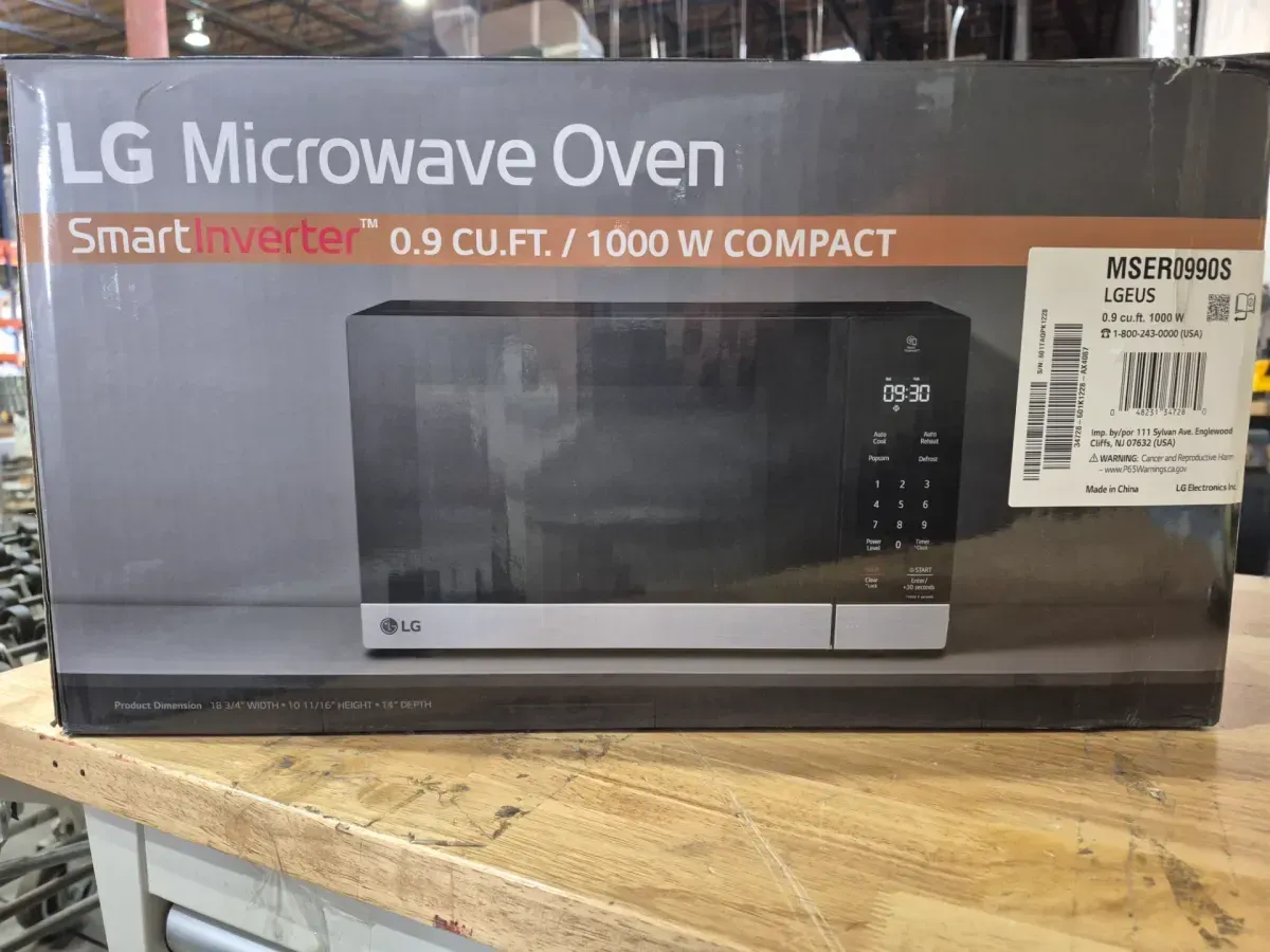 NeoChef 0.9 cu. ft. 1000-Watt Countertop Microwave in Stainless Steel with Smart Inverter - image 3