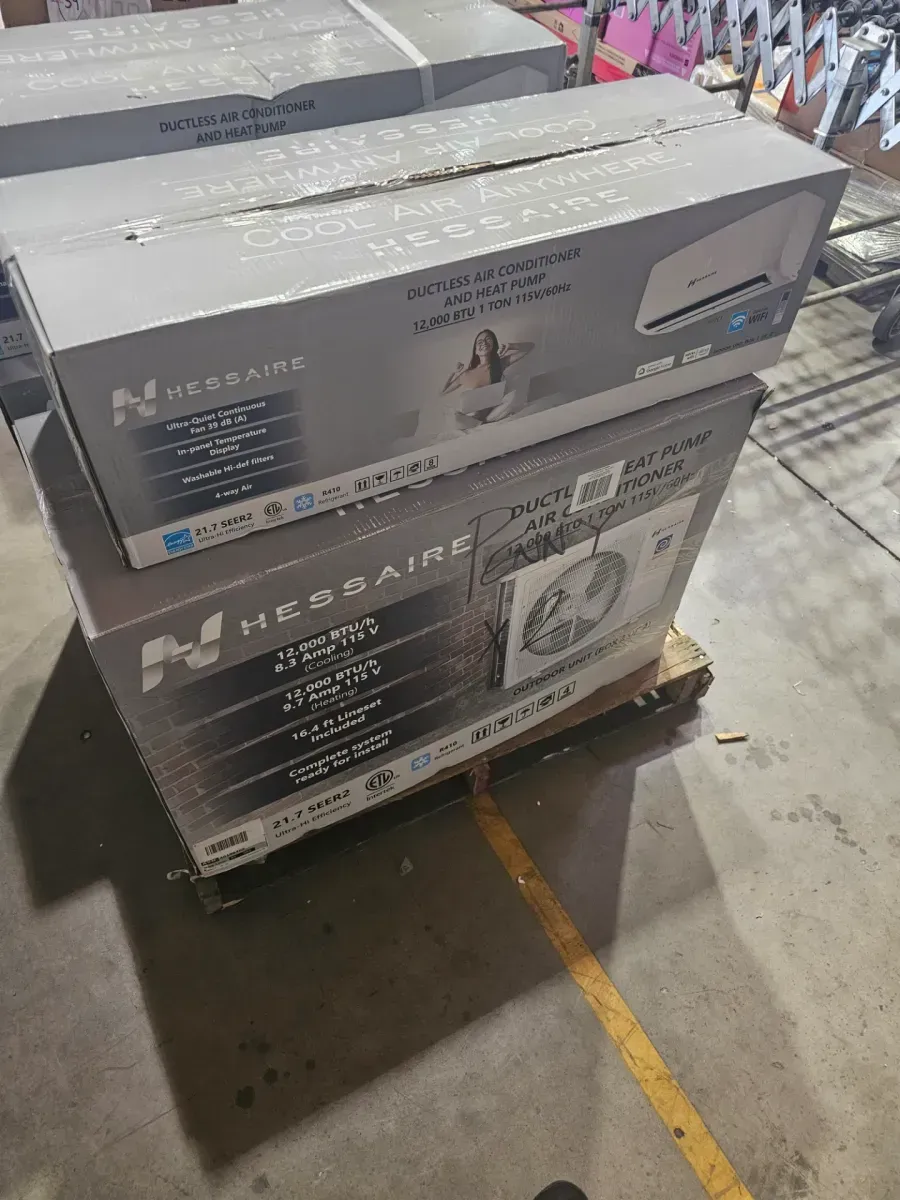 Hessaire 12,000 BTU 1 Ton Ductless Mini-Split Air Conditioner and Heat Pump - image 7