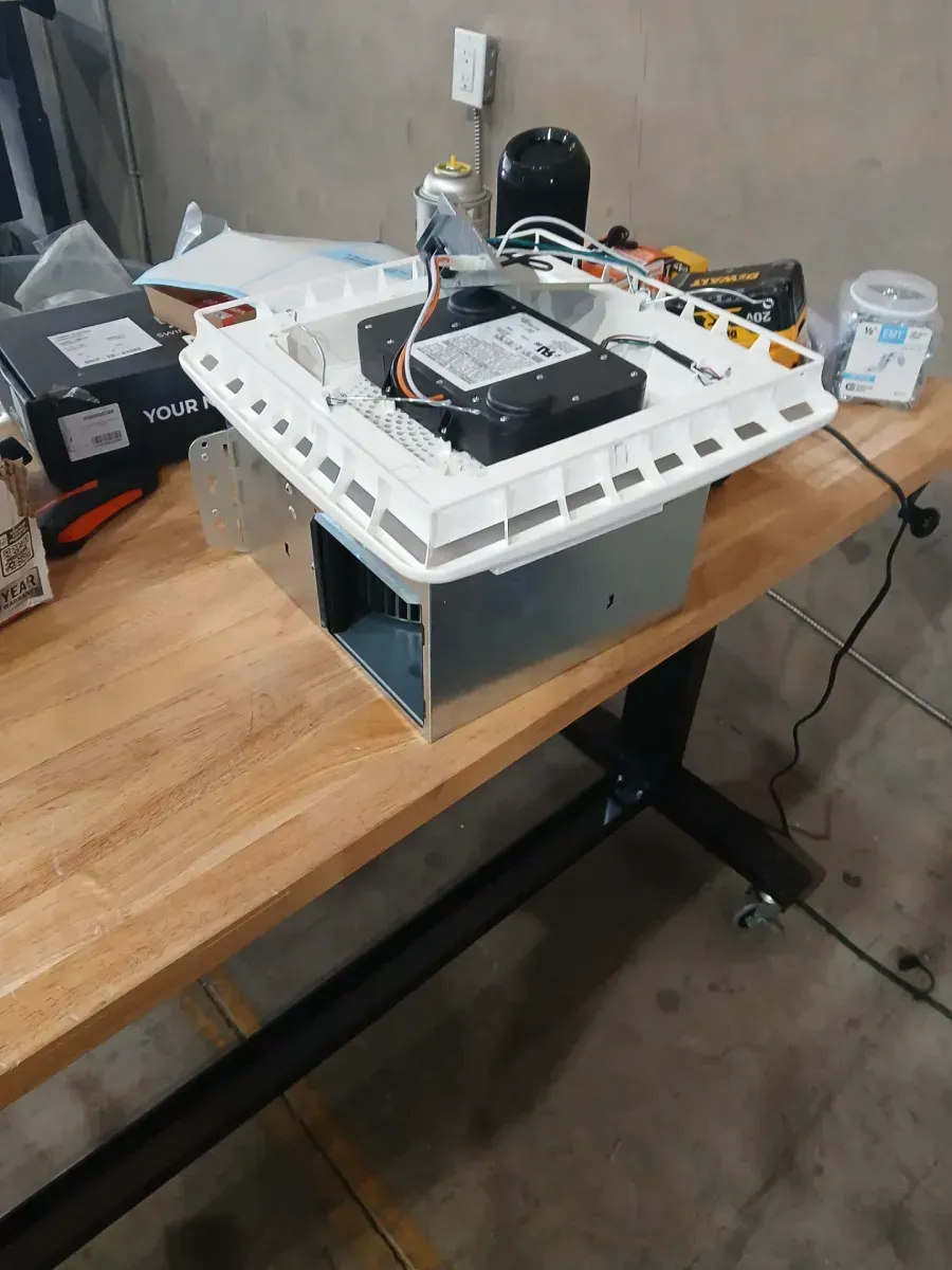 Bathroom Exhaust Fan with Bluetooth Speaker and Multi-Color LED Light - image 4