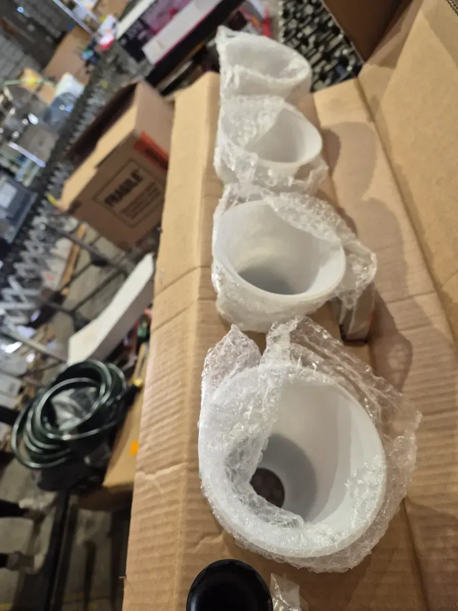 Olgelthorpe 29.8 in. 4-Light Brushed Nickel Bathroom Vanity Light Fixture with Bell Shaped Frosted Glass Shades - image 5