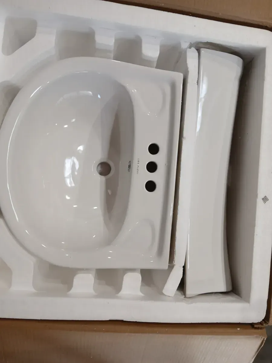 LOSFLEX LFBPS-2119-34 Ceramic Pedestal Sink - image 2