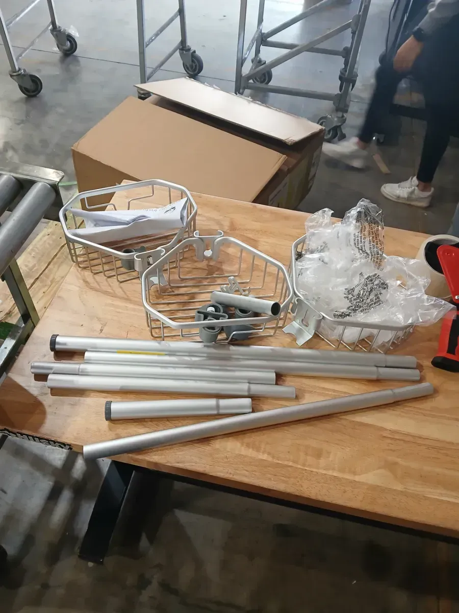 Tension Pole Corner Rust Resistant Shower Caddy in Satin Chrome - image 3