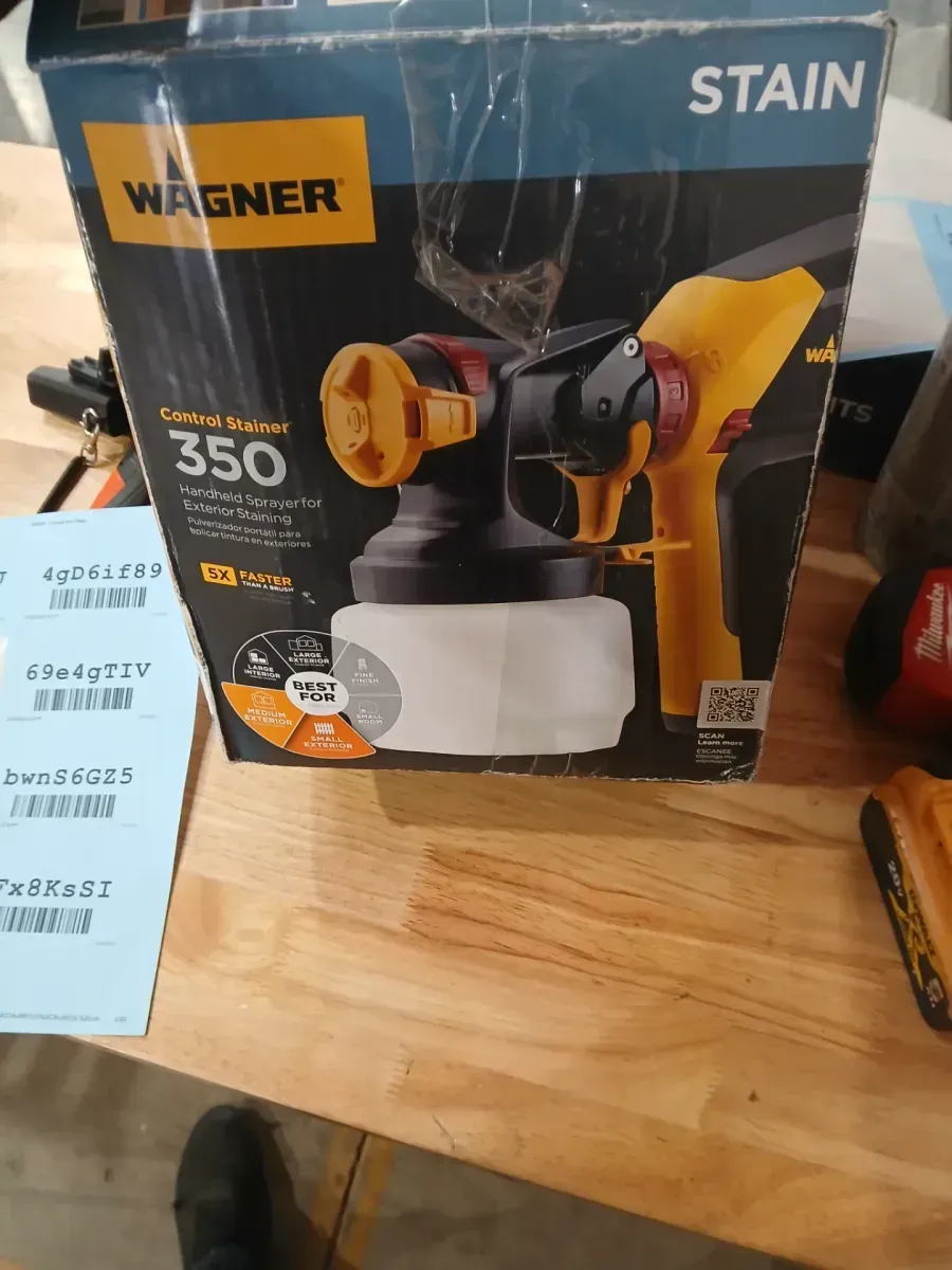 Wagner Control Stainer 350 Handheld HVLP Stain Sprayer - image 2