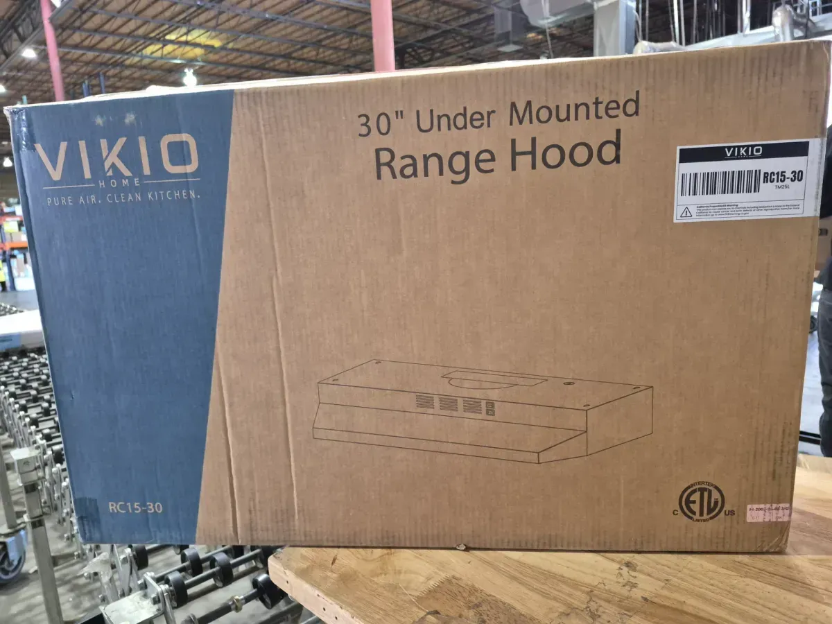 30 in. 300 CFM Ductless Convertible Under Cabinet Range Hood in Stainless Steel with LED Light,Filter and 2-Way Venting - image 2