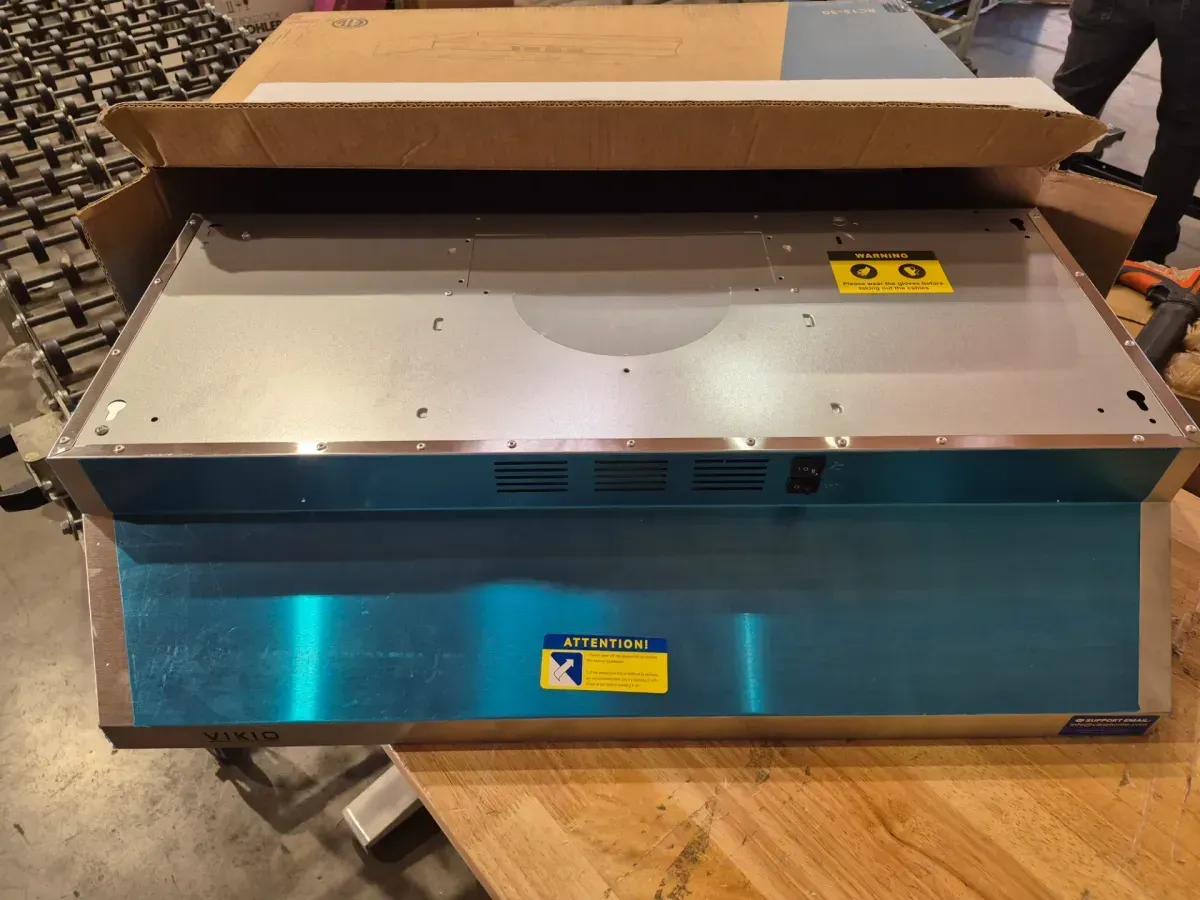 30 in. 300 CFM Ductless Convertible Under Cabinet Range Hood in Stainless Steel with LED Light,Filter and 2-Way Venting - image 5