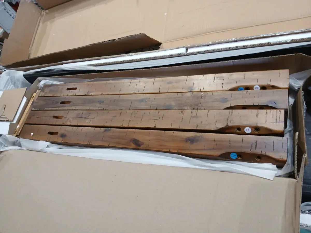 Signature Design by Ashley Trinell Rustic Queen Panel Headboard - image 2