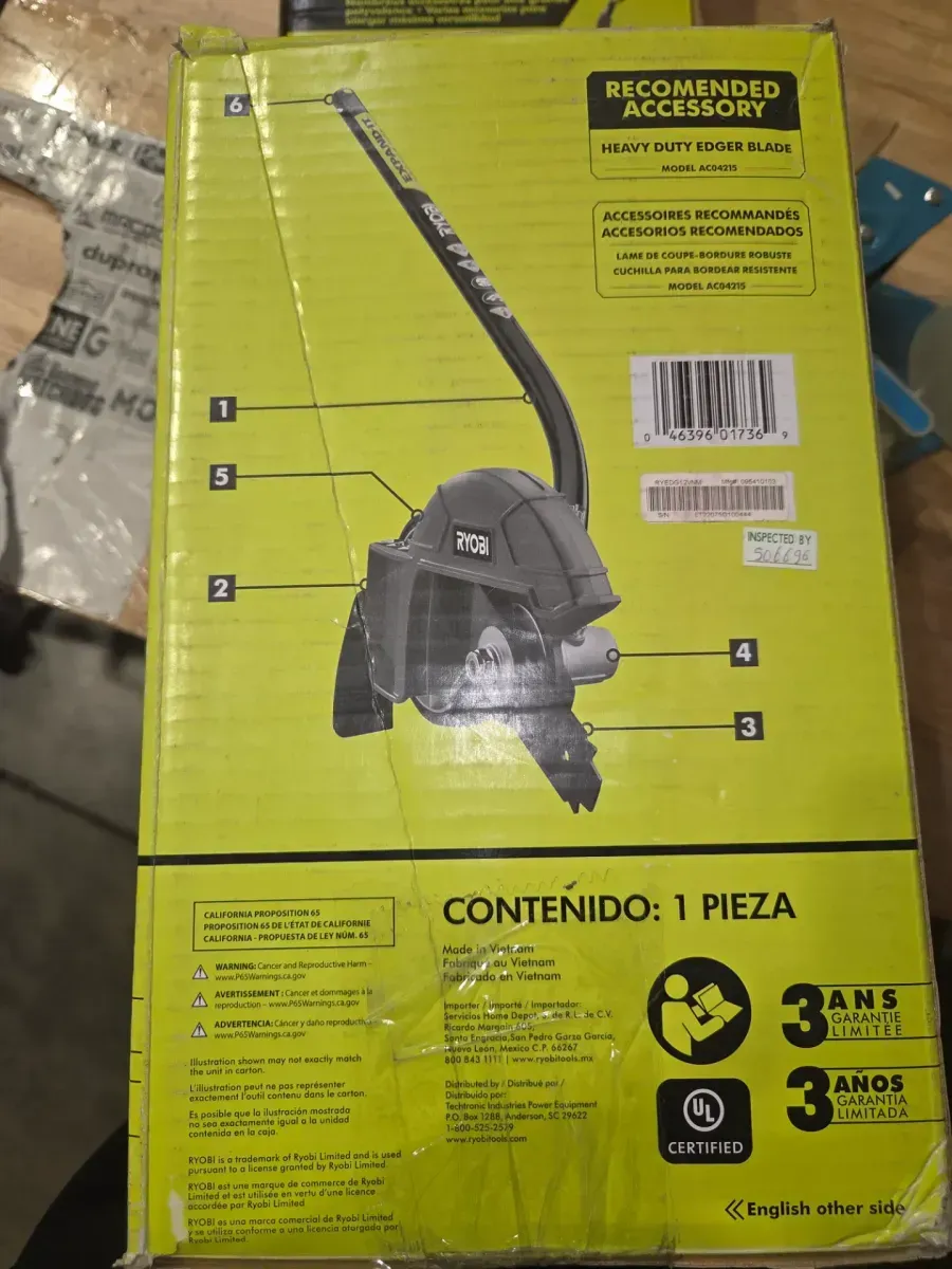 Ryobi Expand-It 8 in. Universal Straight Shaft Edger Attachment - image 3