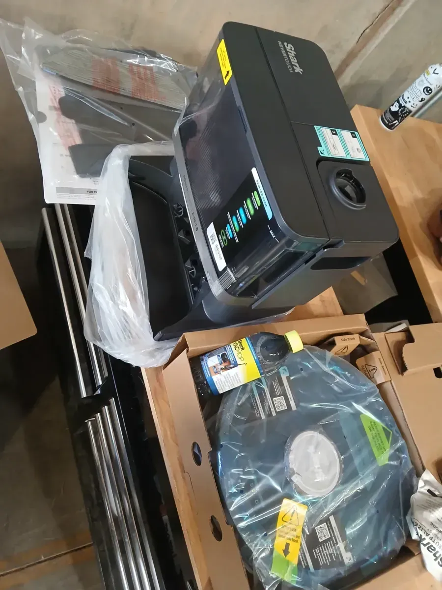 PowerDetect NeverTouch 13in Robotic Vacuum and Mop with Smart Navigation Path, Bagless, HEPA, Multisurface in Gray - image 2