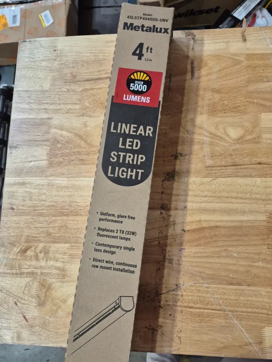 4 ft. Linear White Integrated LED Warehouse Strip Light with 4760 Lumens, 4000K, UNV Voltage - image 2