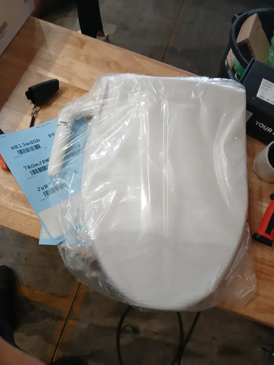 Swash Ecoseat Non-Electric Bidet Seat for Elongated Toilet in White - image 3