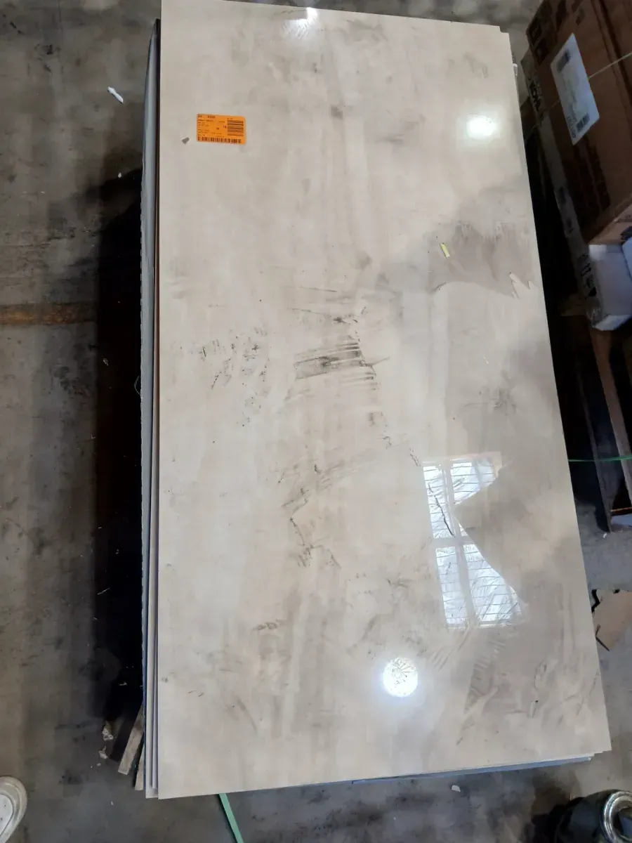 ***13cases*** (208 Sq/Ft) Taj Mahal 24 in. x 48 in. Polished Porcelain Stone Look Floor and Wall Tile (16 sq. ft./Case) - image 3