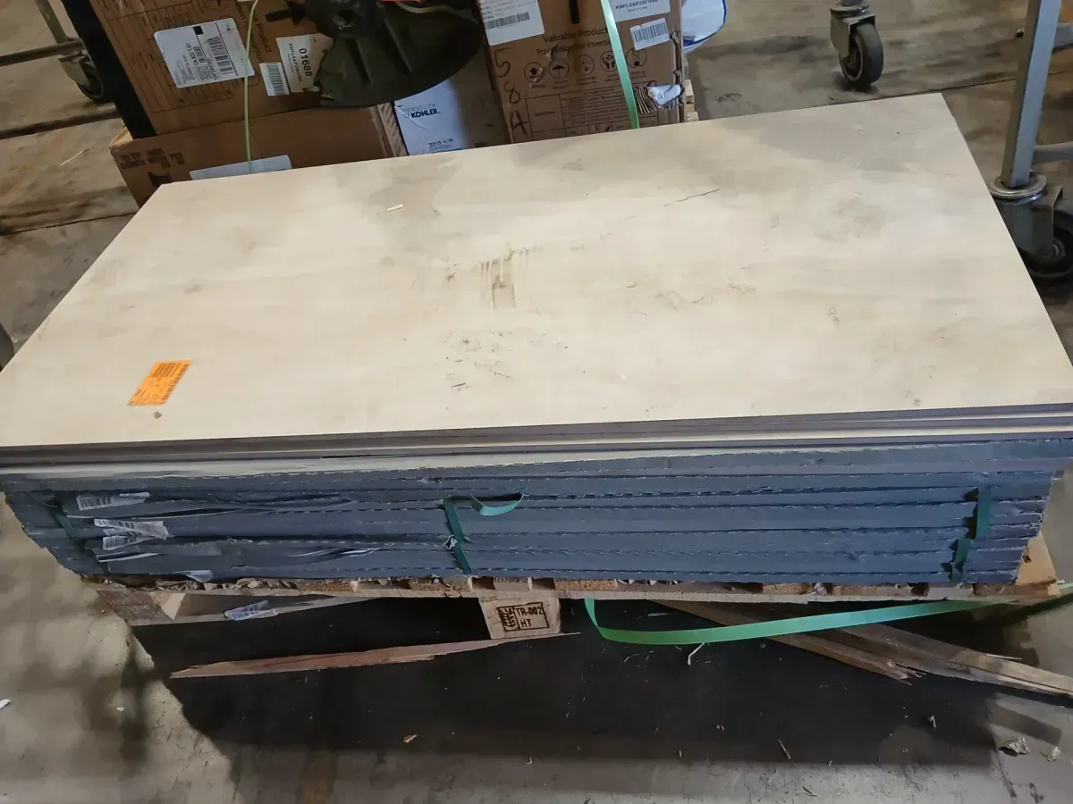 ***13cases*** (208 Sq/Ft) Taj Mahal 24 in. x 48 in. Polished Porcelain Stone Look Floor and Wall Tile (16 sq. ft./Case) - image 4