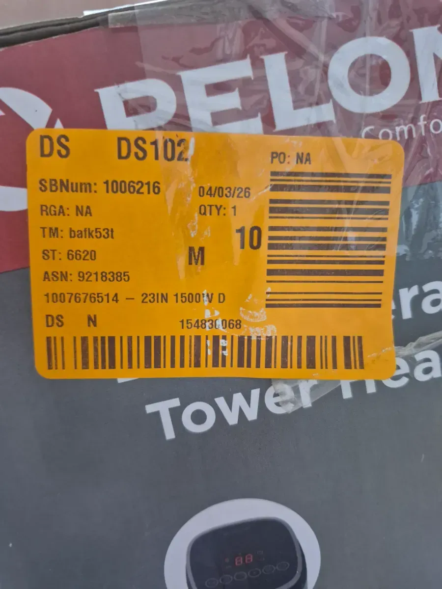 Pelonis 1500-Watt 23 in. Digital Tower Indoor Ceramic Heater Quiet Operation w/ Safety Overheat Protection and Fan Mode in Black (1500-Watt 23 in. Digital Tower Ceramic Heater and 1500-Watt Oil-Filled Radiant Electric Space Heater Combo) - image 5