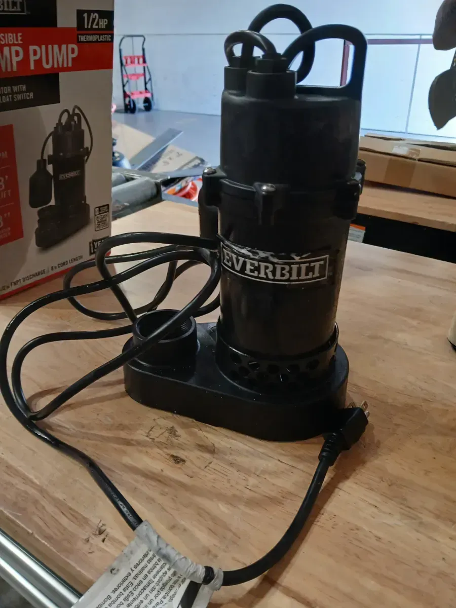 1/2 HP Aluminum Submersible Sump Pump Tether Switch - image 4