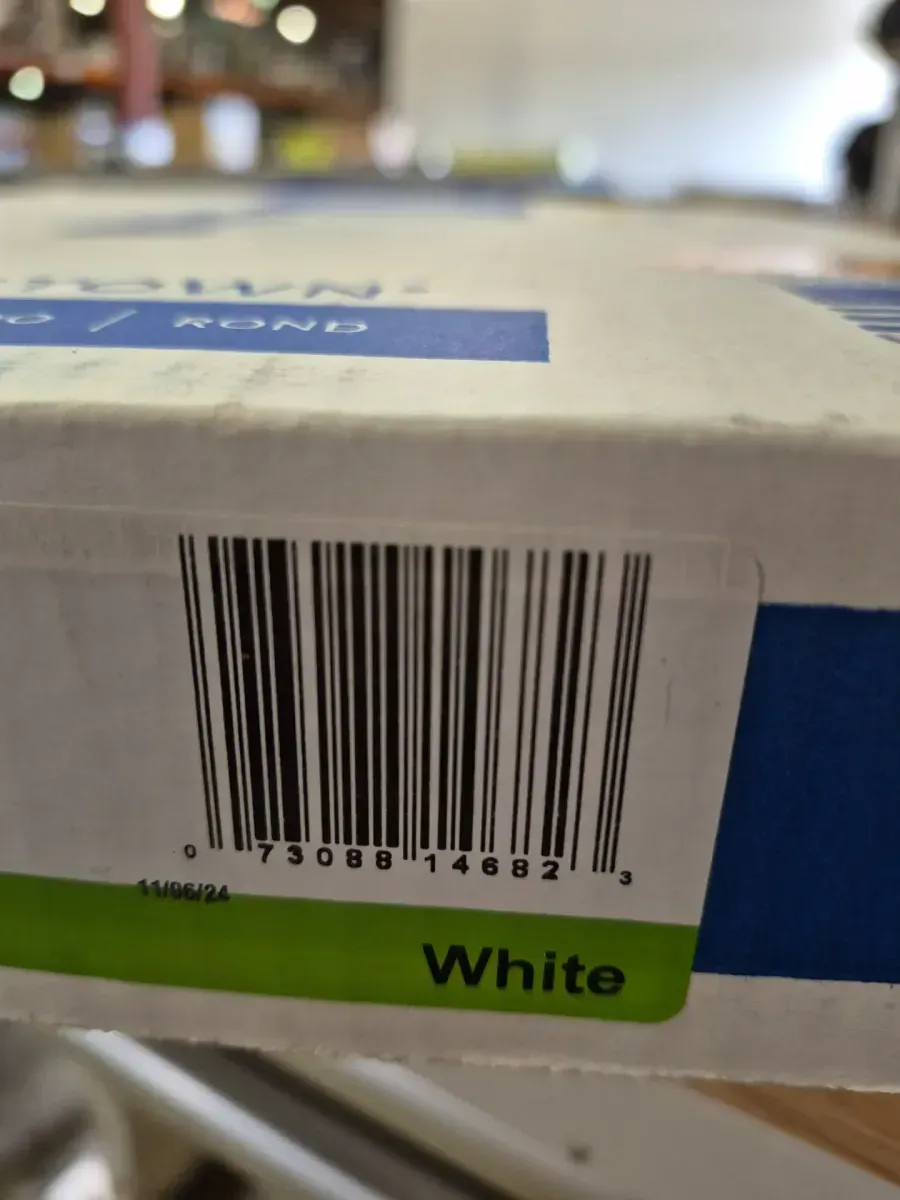 Jamestown Round Soft Close with Adjustability Never Loosens Enameled Wood and Toilet Seat in White - image 3