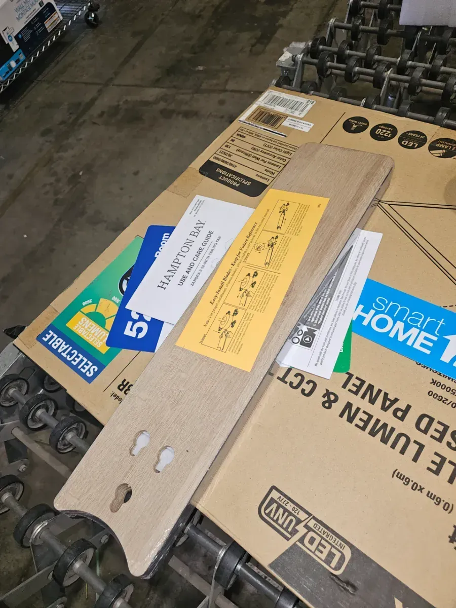 Hampton Bay Zandra II 52 in. Integrated LED CCT Matte Black Smart Ceiling Fan - image 6