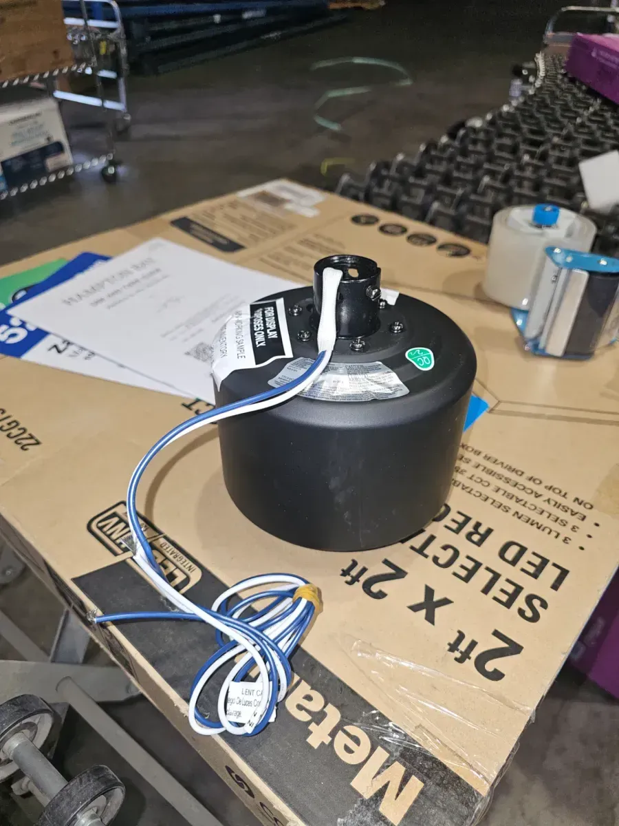 Hampton Bay Zandra II 52 in. Integrated LED CCT Matte Black Smart Ceiling Fan - image 9