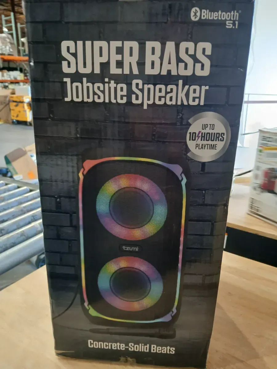 Speaker (Tzumi Super Bass Jobsite Speaker) - image 5