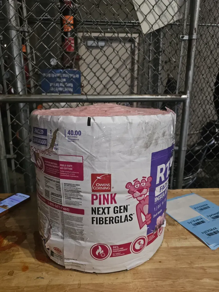 R- 13 Faced Fiberglass Insulation Roll 15 in. x 32 ft. (1 Roll) - image 2