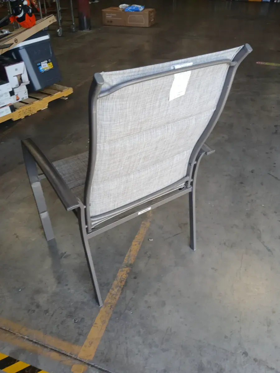 Padded Sling Outdoor Patio Dining Chair - image 1