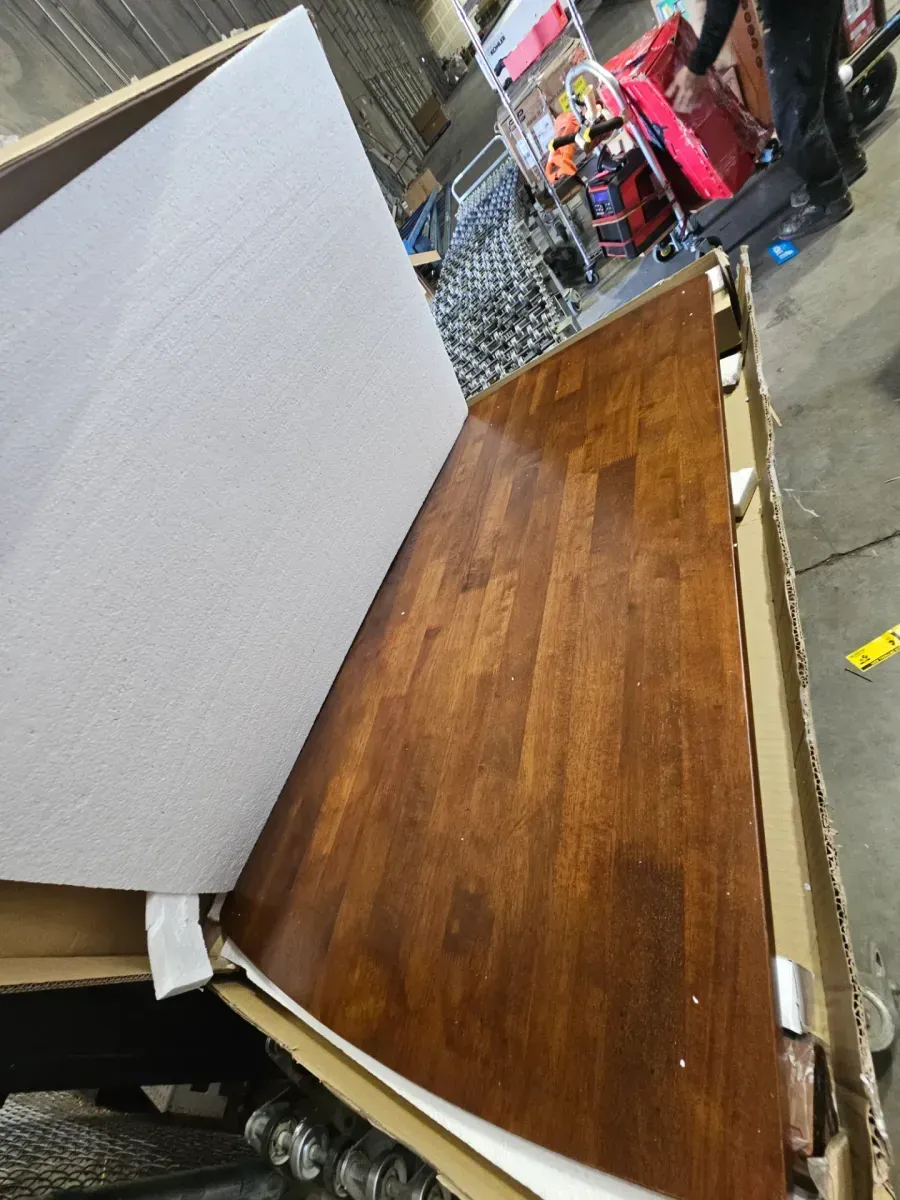 Shaye Walnut Dining Table - image 2