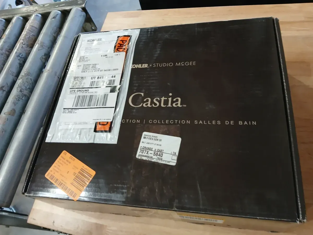 ***It is incomplete.***Castia By Studio McGee Rite-Temp 1-Handle Shower Trim Kit 1.75 GPM in Vibrant Brushed Moderne Brass - image 4